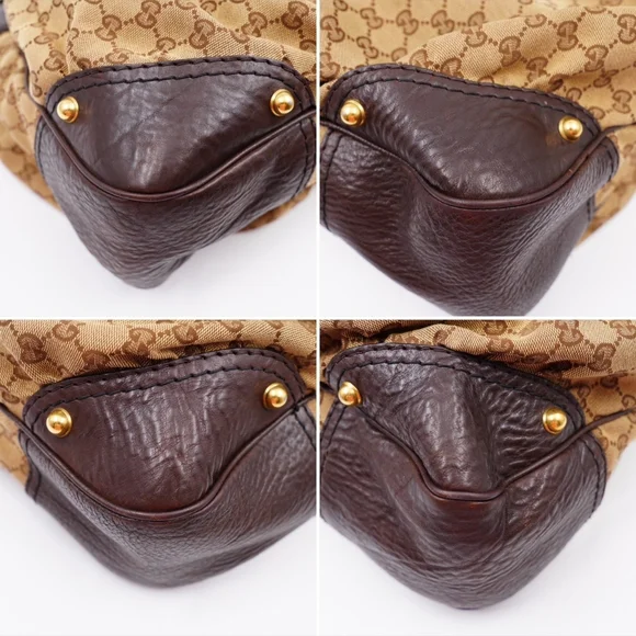 Gucci Brown Monogram GG Canvas Hobo Bag - Picture 11 of 14
